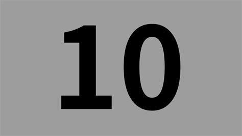 數字10|数字“10”包含的所有意义